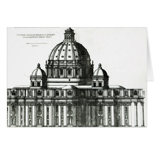 De buitenkant van de Sint-Peter Basilica in Rome (Voorkant Horizontaal)
