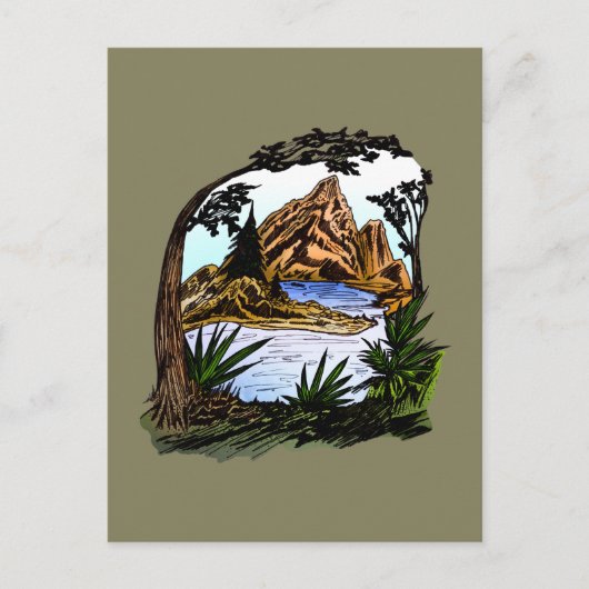 De Buitenlucht Briefkaart (Voorkant)