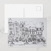 De buitenmijnbouw langs Indiana St. | Washington D Briefkaart (Voorkant / Achterkant)