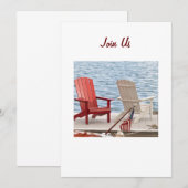 DE BUITENPARTIJ INVITATIE VAN ALLE INVITATEN! KAART (Voorkant / Achterkant)