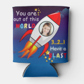 De buitenruimteschakelaar van de ruimtevaart is op blikjeskoeler (Voorkant)