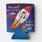 De buitenruimteschakelaar van de ruimtevaart is op blikjeskoeler (Achterkant)