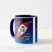 De buitenruimteschakelaar van de ruimtevaart is op mok (Voorkant links)