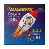 De buitenruimteschakelaar van de ruimtevaart is op tegeltje (Voorkant)