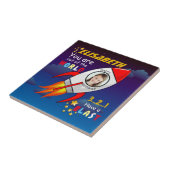 De buitenruimteschakelaar van de ruimtevaart is op tegeltje (Zijkant)