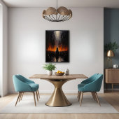 De buitenstaander: Abstracte kunst Perfect Poster