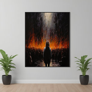 De buitenstaander: Abstracte kunst Poster