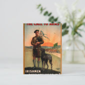 De buizen noemen het Poster 1916_Propaganda Briefkaart (Staand voorkant)