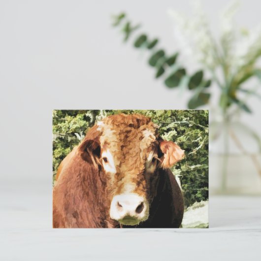 DE BULL BRIEFKAART (Staand voorkant)