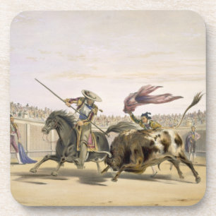 De bull die omhoog de lading volgt, 1865 (kleur ve onderzetter