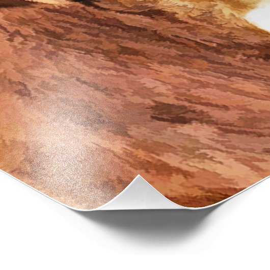 DE BULL FOTO AFDRUK (Hoek)