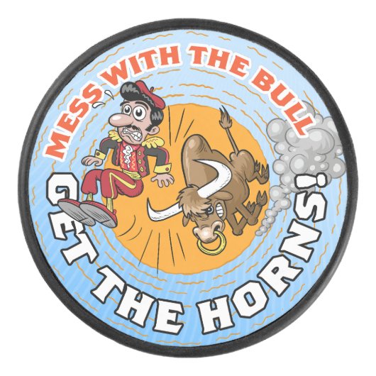 De Bull... Hockey Puck (Voorkant)