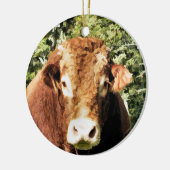 DE BULL KERAMISCH ORNAMENT (Links)