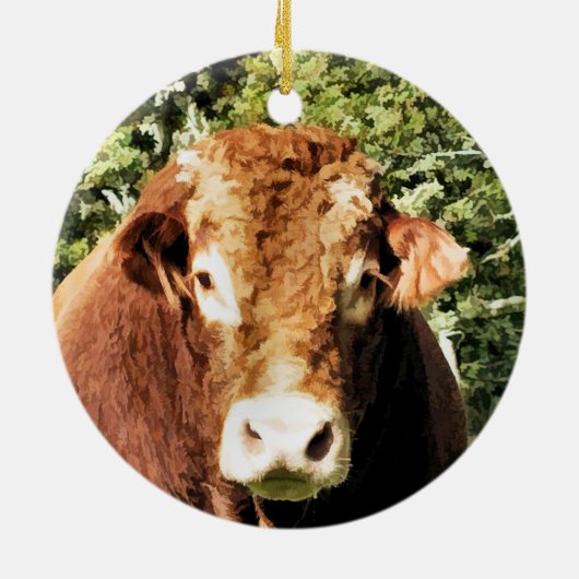 DE BULL KERAMISCH ORNAMENT (Achterkant)