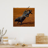 De bull Rider Poster (Keuken)