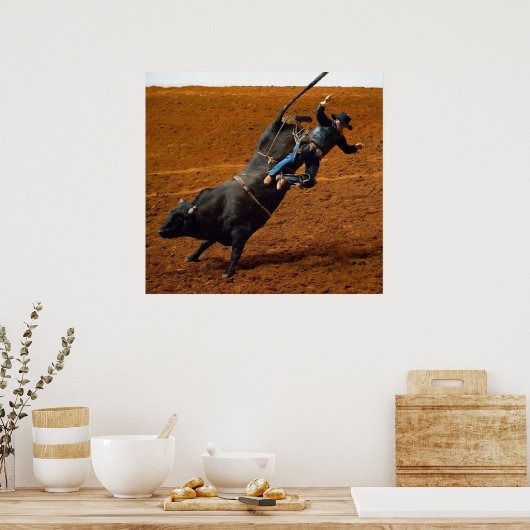 De bull Rider Poster (Keuken)