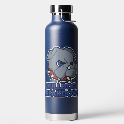 De Bulldog Breakdown waterfles (Links)