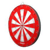De bullseye van de Georgia Flag Patriot Dartbord (Voorkant Rechts)