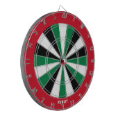 De Bullseye van de Vlag van Koeweit Dartbord (Voorkant Links)