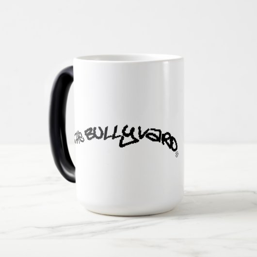 De bullyvard magische mok (Voorkant links)