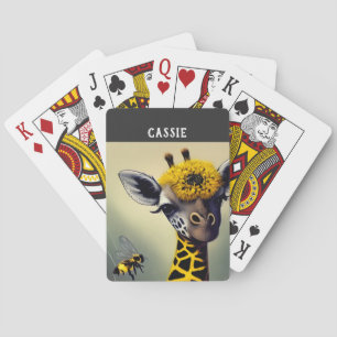 De Bumble Giraffe heeft een persoonlijke Pokerkaarten