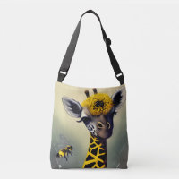 De Bumble-giraffe whimische digitale kunst 