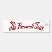 De Bumpersticker Farewell Tour (Voorkant)