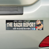 De bumpersticker in het rapport-Raza (Op auto)