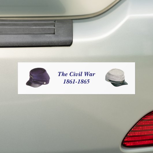 De Bumpersticker van de burgeroorlog (Op auto)