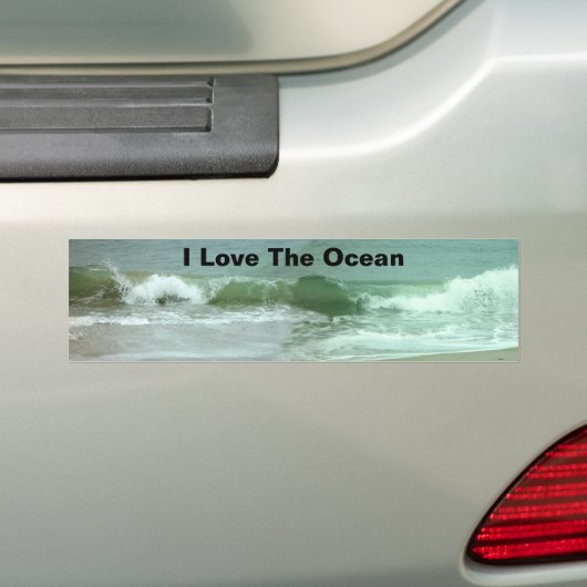 De Bumpersticker van de oceaan (Op auto)