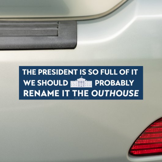 De Bumpersticker van het buitenhuis (Op auto)