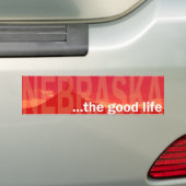 ...de Bumpersticker van het goede leven (Op auto)