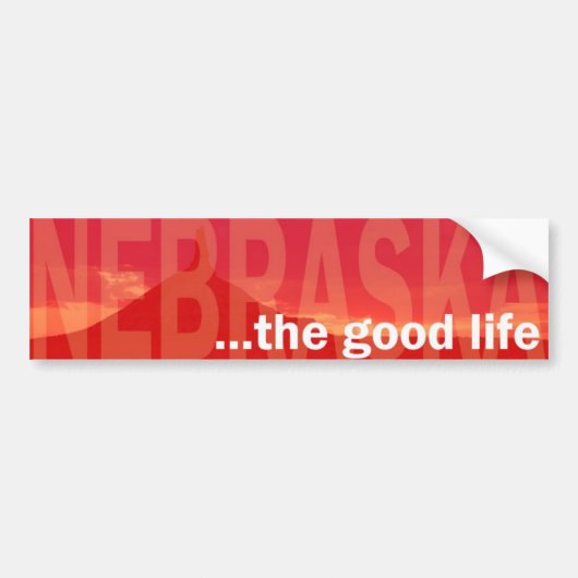 ...de Bumpersticker van het goede leven (Voorkant)