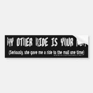 De Bumpersticker van je moeder
