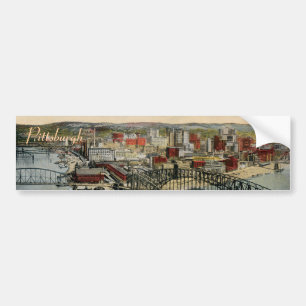 De Bumpersticker van Pittsburgh Point 1931