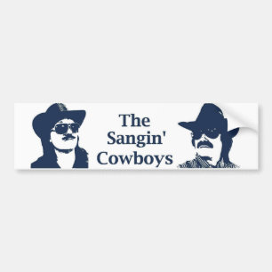De Bumpersticker van Sangin'Cowboys