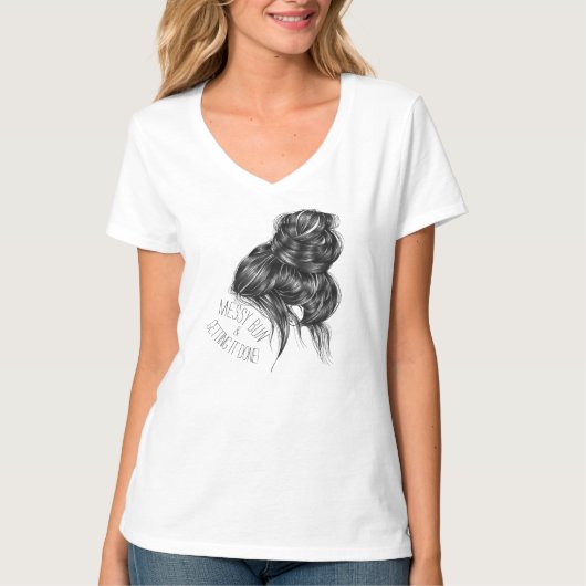 De Bun van het bericht en het krijgen van het Klaa T-shirt (Voorkant)