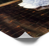 De Bunch van Lilacs van James Tissot Poster (Hoek)