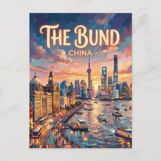 De Bund China Briefkaart (Voorkant)