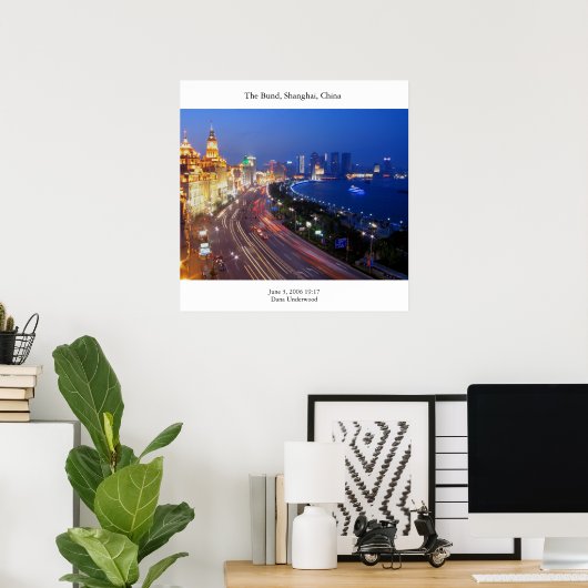 De Bund-foto Poster (Thuiskantoor)