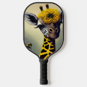 De bundel Giraffe Whimsical Digital Art Pickleball Paddle (Voorkant)