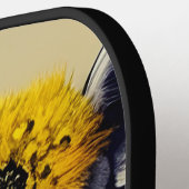 De bundel Giraffe Whimsical Digital Art Pickleball Paddle (Links Detail)