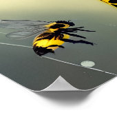 De bundel Giraffe Whimsical Digital Art Poster (Hoek)