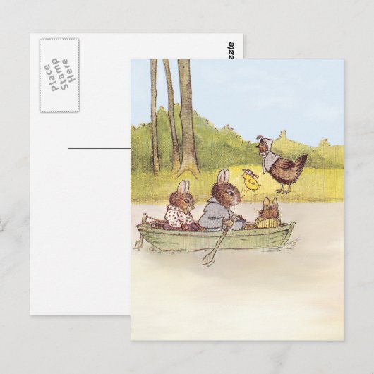 De Bunny Boys gaan aan boord Briefkaart (Voorkant / Achterkant)