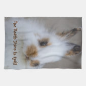 De 'BUNNY Death Stare' is echt! Eigen foto toevoeg Theedoek (Horizontaal)