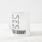 DE BUNNY KRUISEN - Gekoeld Matglas Koffiemok (Voorkant links)