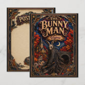 De Bunny Man Virginia Popcut Legenden Briefkaart (Voorkant / Achterkant)