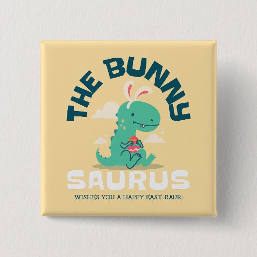 De Bunny Saurus Button (Voorkant)