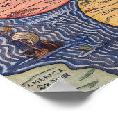 DE BUNTING CLOVER LEAF MAP VAN JERUSALEM (1581) POSTER (Hoek)