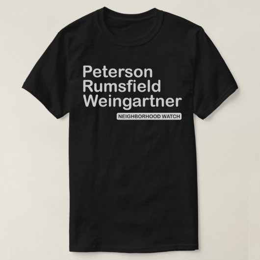 De Burbs Buurtwacht T-shirt (Design voorkant)
